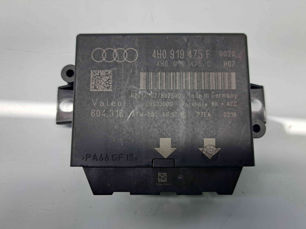 Modul senzori parcare AUDI A6 (4G2, C7) [Fabr 2011-2017] 4H0919475F