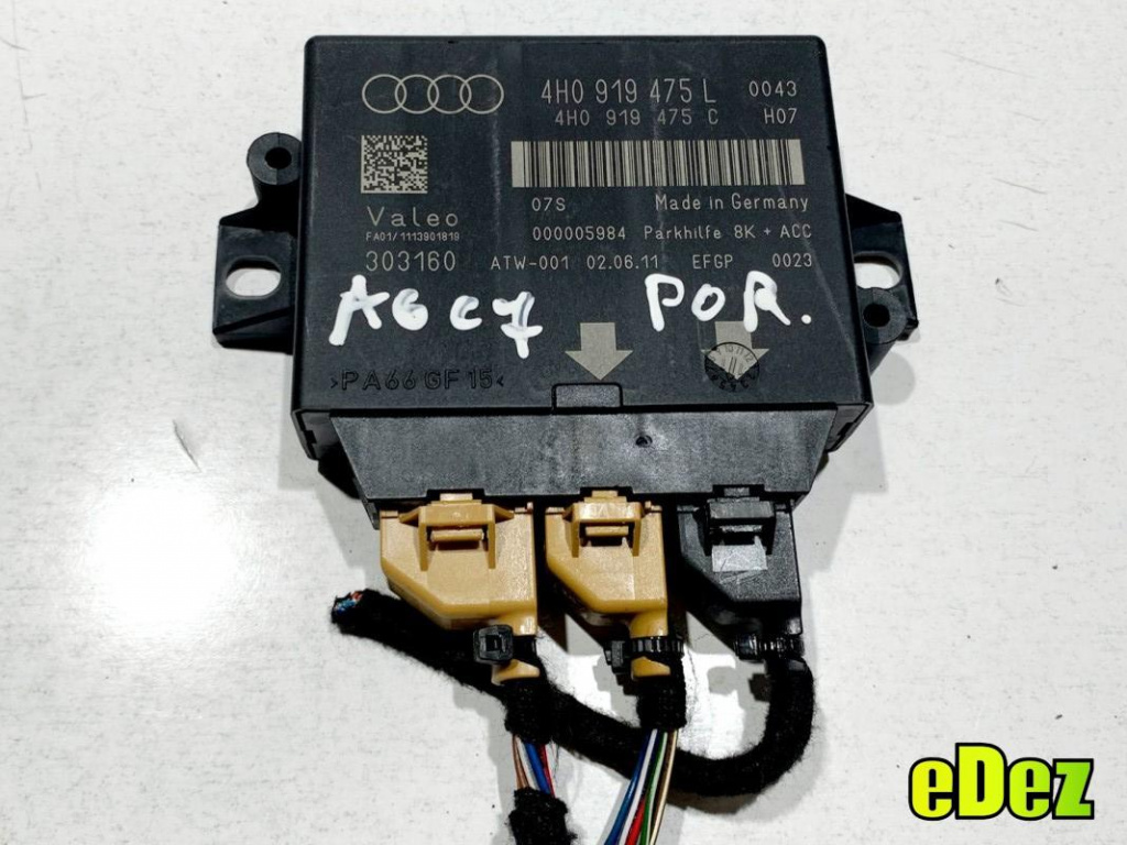 Modul senzori parcare Audi A7 (2010-2018) [4g] 4H0919475L