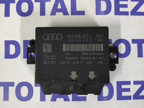 Modul senzori parcare Audi A7 2012, cod 4H0919475L