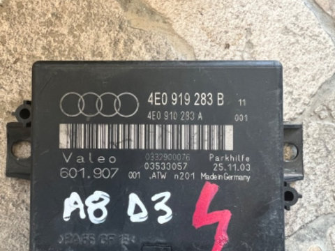 Modul senzori parcare, Audi A8 (4E) cod 4E0919283B