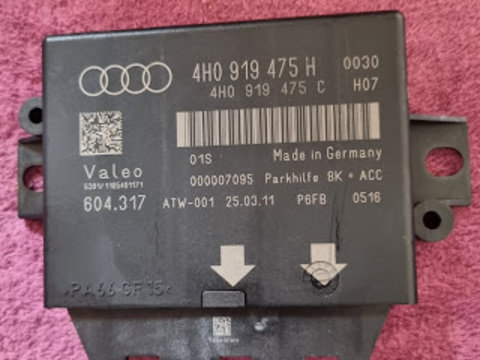 Modul Senzori Parcare Audi A8 D4 4H0919475H