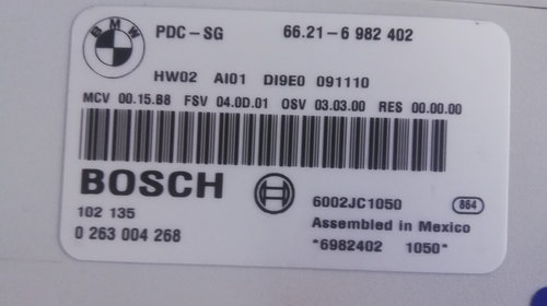 Modul senzori parcare BMW X1 E84 cod 698