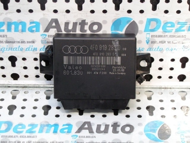 Modul senzori parcare, cod 4F0919283D, Audi A6 Avant (4F5, C6) 3.0tdi (id:191747)