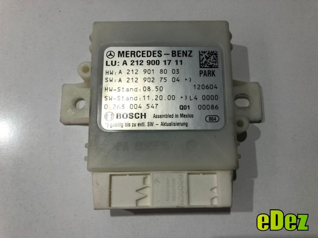 Modul senzori parcare Mercedes E-Class (2009->) [C207] a2129001711