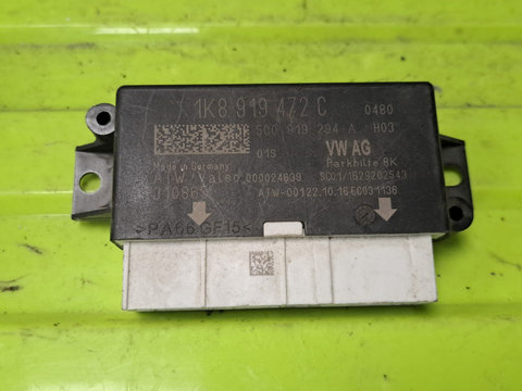 Modul senzori parcare PDC Volkswagen Jetta Sharan cod 1K8919472C 5Q0919294A