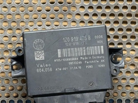 Modul senzori parcare Skoda Octavia 2 Facelift 2009-2012 1Z0919475B