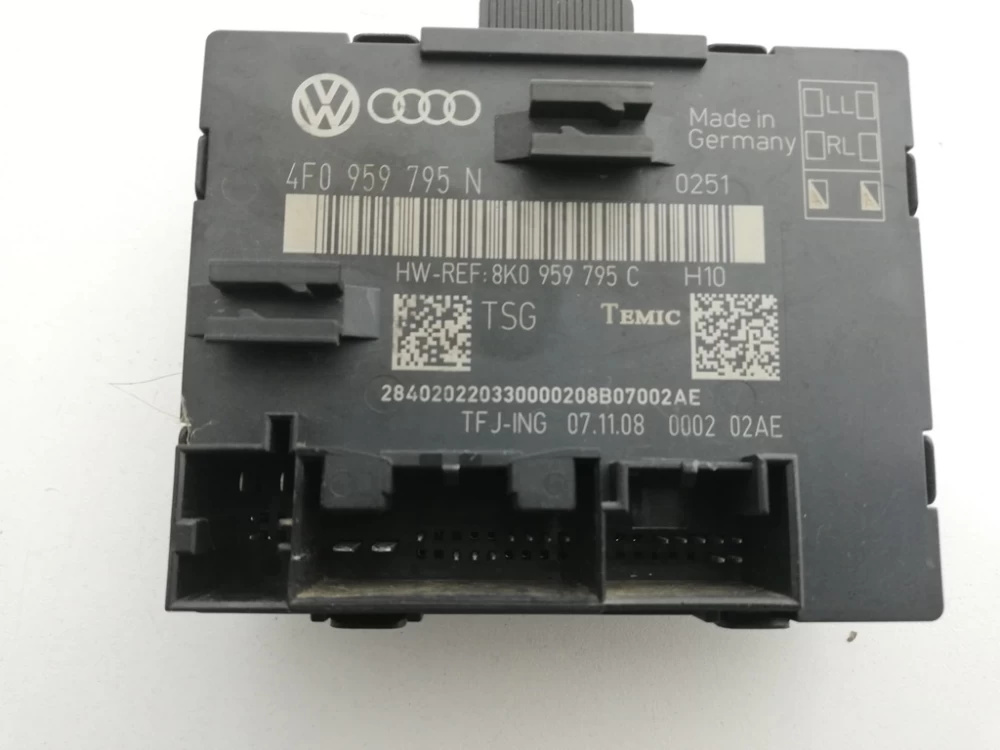 Modul stanga / dreapta spate confort Audi A4 B8 / A6 C6 An 2008 2009 2010 2011 2012 2013 2014 2015 cod 8K0959795C
