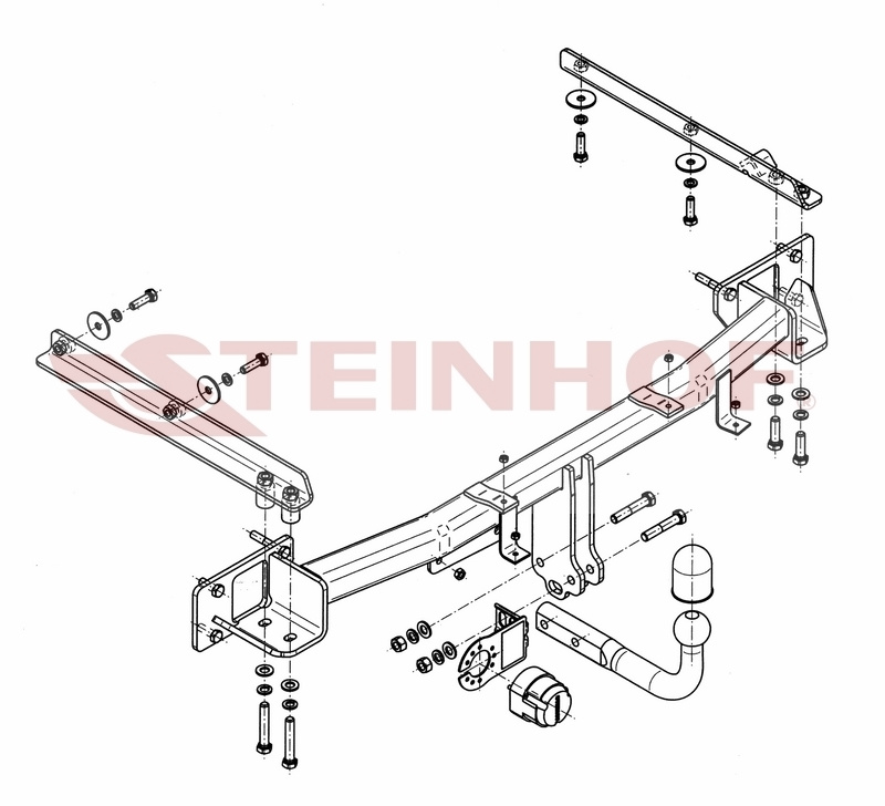 Modul tractare MERCEDES C - CLASS (4D / COMBI) 2000-2007 - Cod intern: W20032154 - LIVRARE DIN STOC in 24 ore!!!