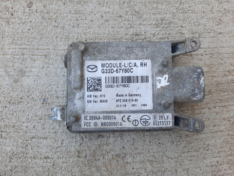 Modul unghi mort dreapta Mazda 6, 2009, G33D-67Y80C