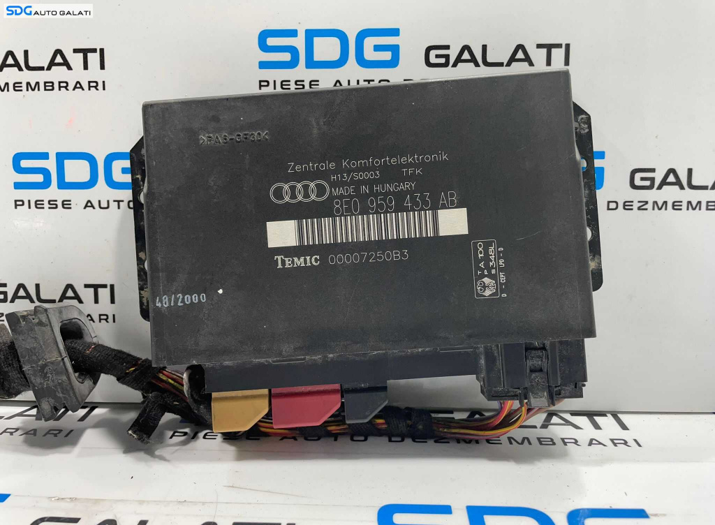 Modul Unitate Calculator Control Confort Audi A4 B7 2004 - 2008 Cod 8E0959433AB [L4286]