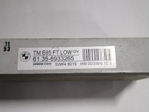 Modul unitate control usa BMW E65 730i cod 61356933265