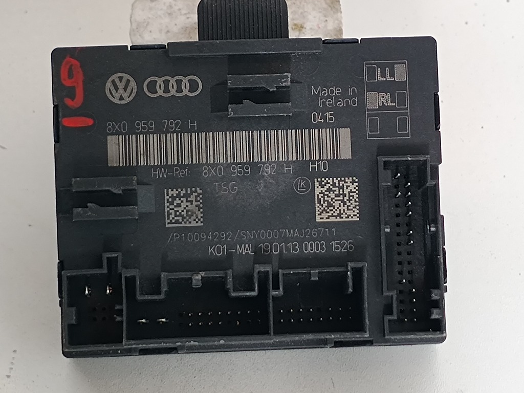 Modul usa dreapta fata, 8X0959792H, Skoda Superb