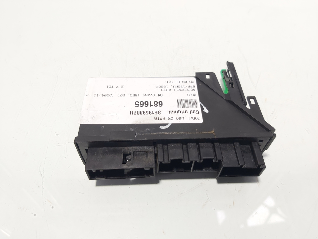 Modul usa dreapta fata, cod 8E1959802H, Audi A4 Avant (8ED, B7) vol pe stanga (id:681665)