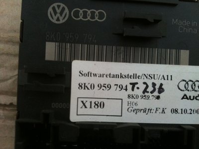 Modul usa dreapta spate Audi A4 8K cod 8K0959794 8