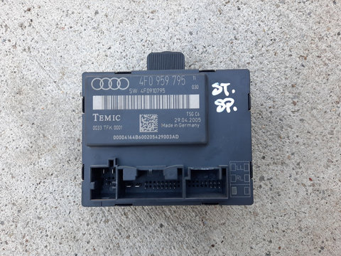 Modul usa stanga spate Audi A6 C6, 2006, 4F0959795