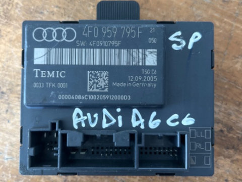Modul usa stanga spate cu codul: 4F0959795F pentru Audi A6 C6.