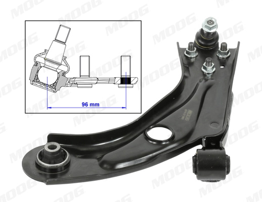 MOOG Brat, suspensie roata montare Axa fata stanga PE-WP-14685 model PEUGEOT 308 SW II caroserie inchisa/combi (LC_) 2014 2015 2016 2017 2018 2019 2020 2021