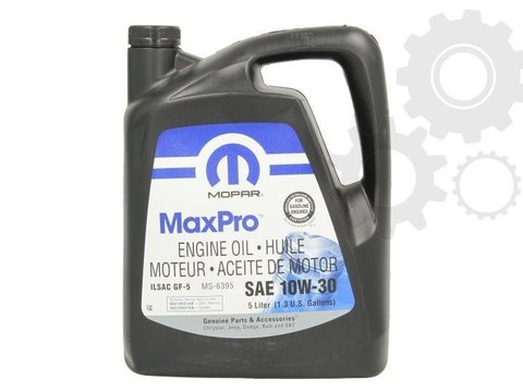 Mopar ulei motor 10w30 pt chrysler,jeep,dodge 5L