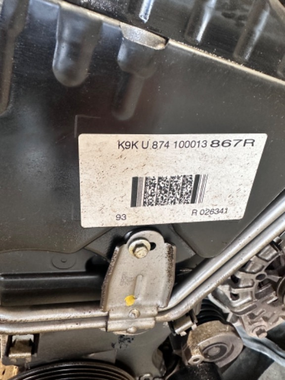 Motor 1.5 DCI cu ADBLUE Renault K9K U 87
