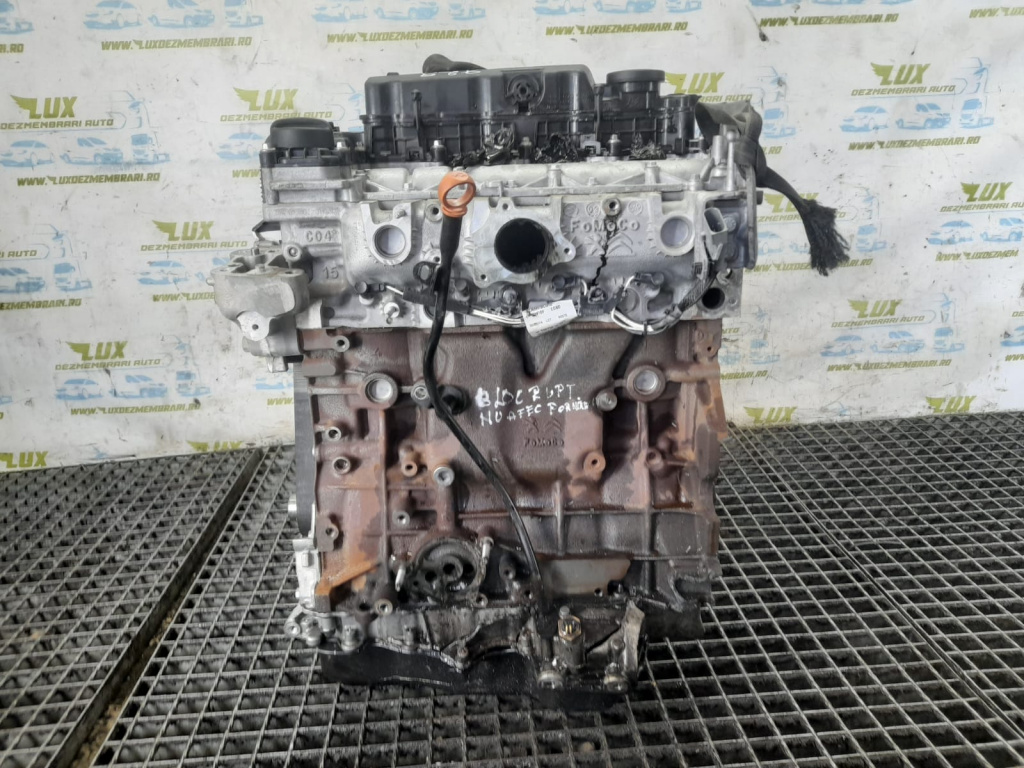 Motor complet fara anexe 2.2 hdi 4H03 18.000km semi-baie fisurata si ureche rupta euro6 Ford Transit 4 [Facelift] [2019 - 2021]