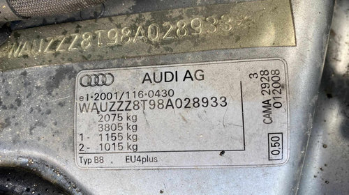 Motor complet fara anexe Audi A5 2009 co