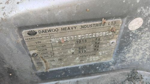 Motor complet fara anexe Daewoo Tico 199