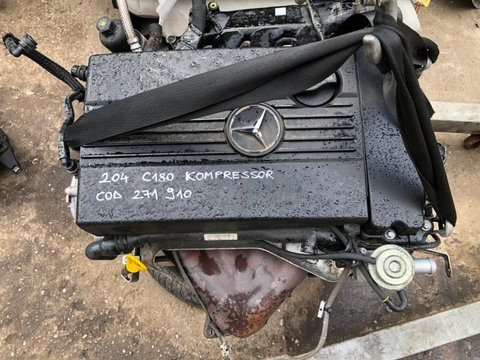Motor complet fara anexe Mercedes C Class w204 C180 Kompressor 2009 cod 271910