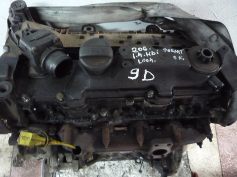 Motor complet fara anexe Peugeot 206 2004 1.4hdi
