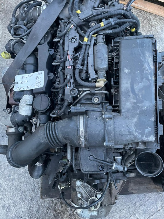 Motor complet fara anexe Peugeot 307 1.6 HDi 9HX