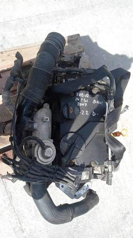 Motor complet fara anexe Skoda Fabia 1.4 TDi BNM 70 cai