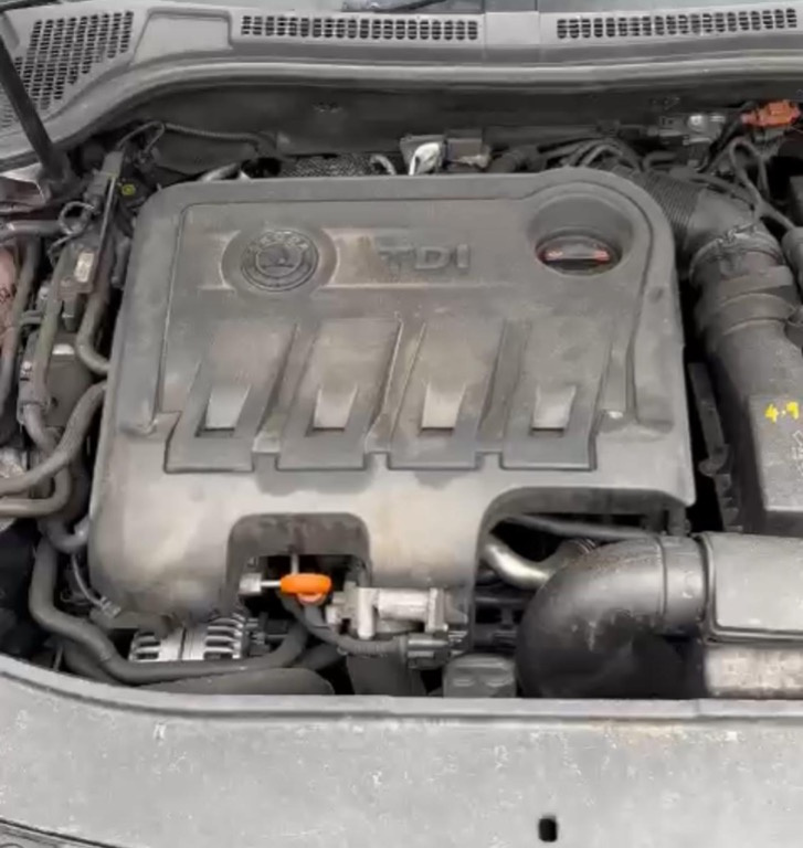 Motor complet fara anexe Skoda Superb 2013 2.0 tdi CFFB (video, istoric km carvertical)