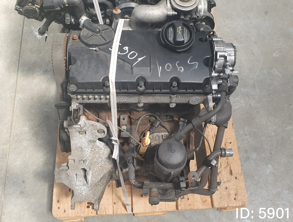 Motor complet fara anexe Volkswagen AVB, Skoda Superb, Euro 3, 74KW, 1.9 TDI
