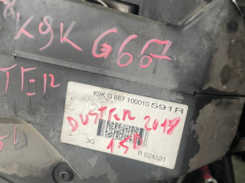 Motor dacia duster 2018 2023 1.5d cod k9k g6 120000km
