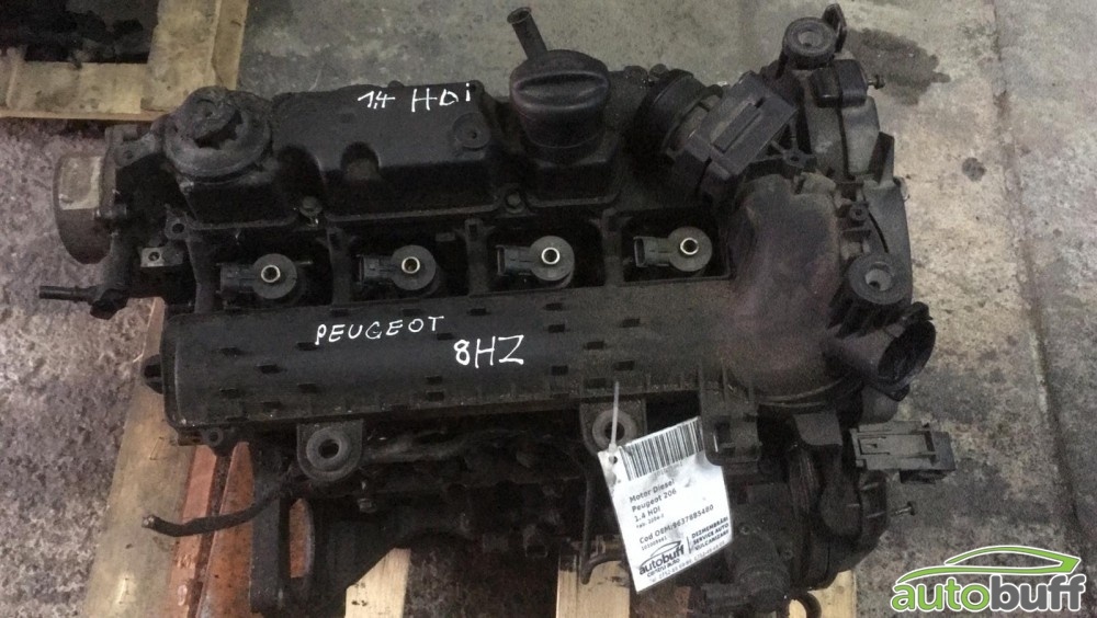 Motor Diesel Peugeot 206 (1998-2008 ) 1.4 HDI 9637885480 8HZ