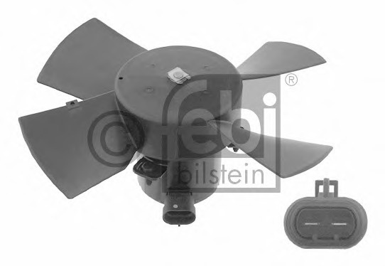Motor electric ventilator # Opel Combo 1999 2000 2001 # 17434 # FEBI BILSTEIN