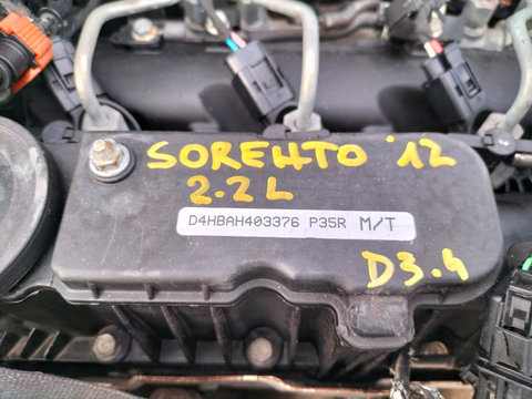 Motor fara anexe Kia Sorento, 2010 - 2018, 2.2 CRDi, D4HB