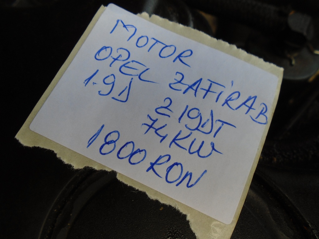 Motor opel zafira b 1.9 tip motor z19dt 