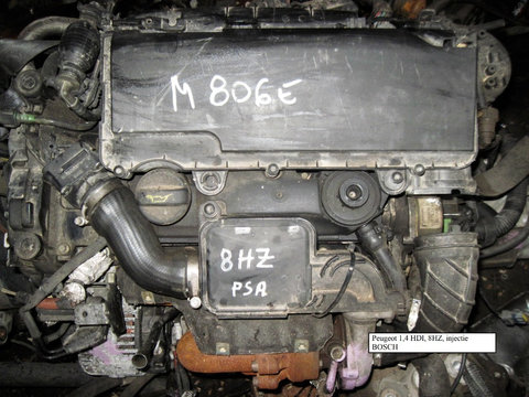 Motor Peugeot 206 1,4 HDI / Citroen C3 1,4 HDI, cod 8HZ, injectie BOSCH.