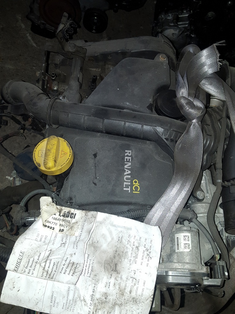Motor renault clio euro 5 1.5 dci