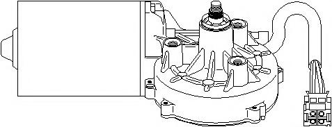 Motor stergator MERCEDES-BENZ CL-CLASS cupe (C140), MERCEDES-BENZ S-CLASS limuzina (W140) - TOPRAN 401 530