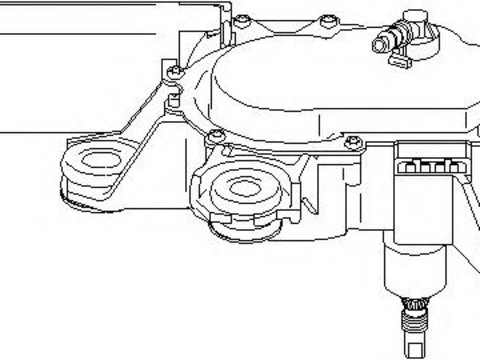 Motor stergator VW GOLF Mk IV (1J1), VW GOLF Mk IV Estate (1J5), VW JETTA IV (1J2) - TOPRAN 111 300