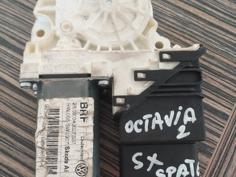 Motoraș macara geam stânga spate cu modul Skoda Octavia 2, an fabricatie 2008, cod. 1K0 959 795 E