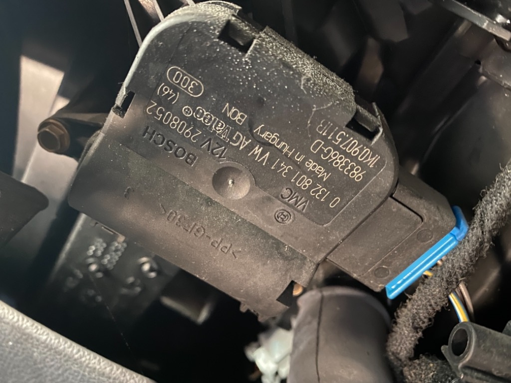 Motoras aeroterma bord, 1K0907511B, 0132801341, Audi A3 (8P) 1.6B, BSF