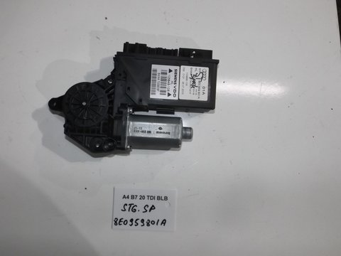 Motoras geam cu modul usa stanga spate Audi A4 B7 8E0959801A 8E0 959 801 A