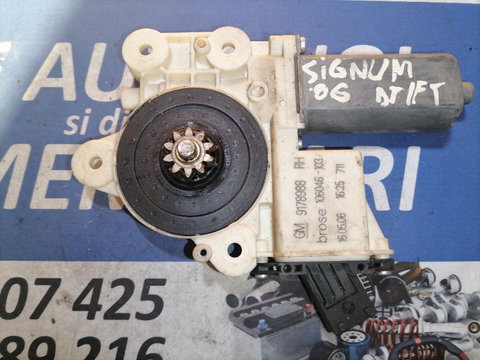 Motoras geam usa dreapta fata Opel signum 2006 106155102 9178988 RH