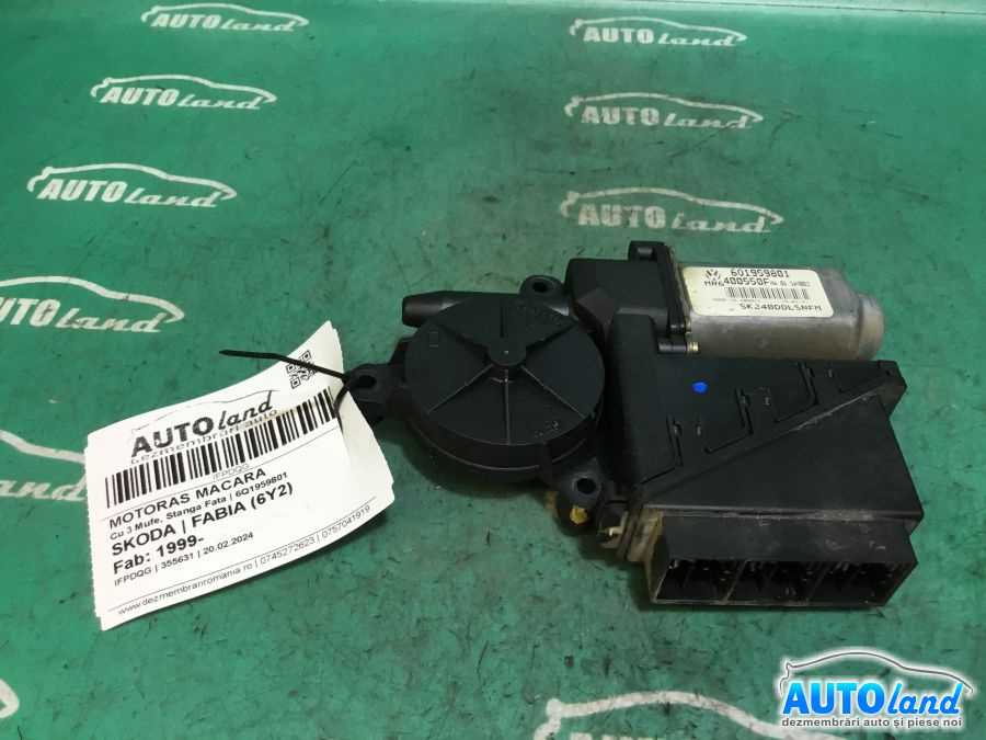 Motoras Macara 6q1959801 Cu 3 Mufe, Stanga Fata Skoda FABIA 6Y2 1999