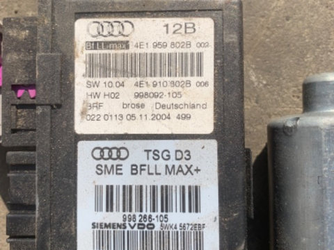 Motoras macara dreapta fata Audi A8 D3 4E 2003-2009 4E1959802B