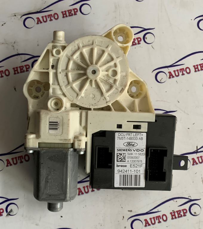 Motoras macara Ford Focus 7M5T14B533AB 7M5T-14B533 AB 5WK11582D 5WK 11 582D 07082007 A12007978 A 12007978