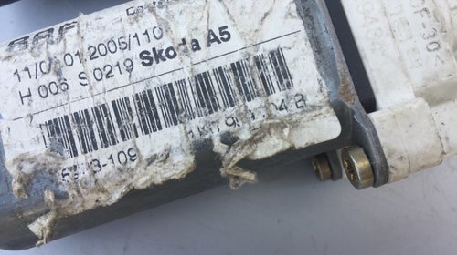 Motoras macara geam dreapta spate Skoda 