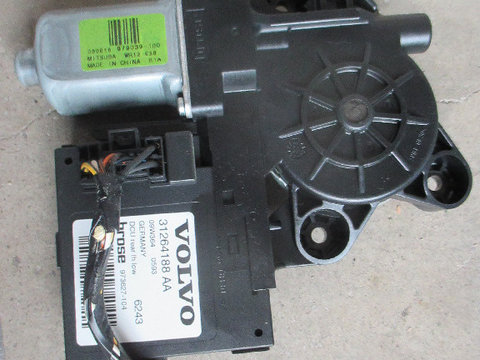 Motoras macara stanga spate cu modul 31264188 AA Volvo V50 S40 facelift 2008 2009 2010 2011 2012